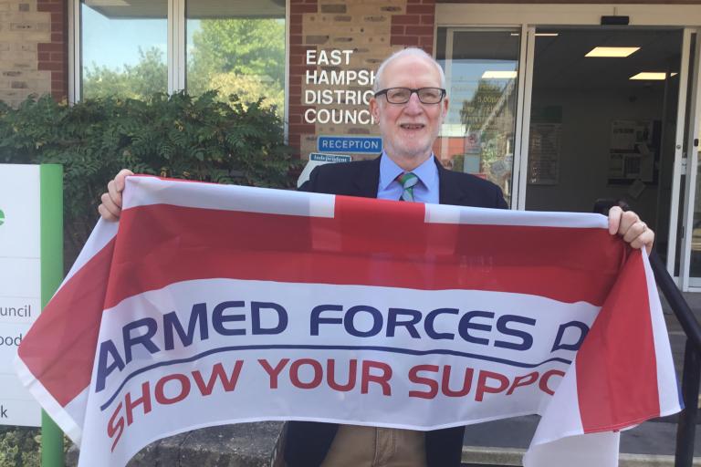 Flying the flag for our Armed Forces East Hampshire District Council